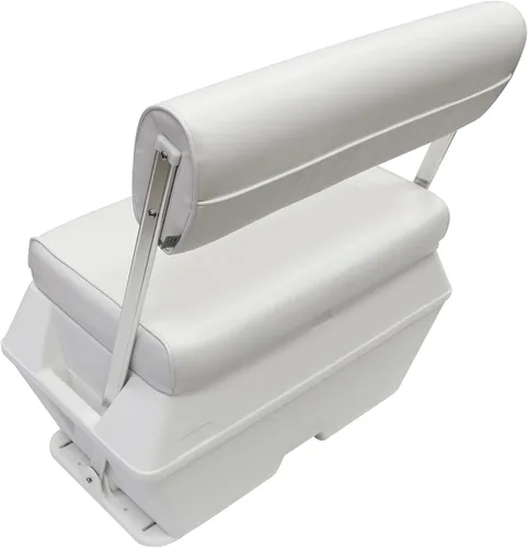 Miniatura 2 de Wise 8WD159-784 Hielera con asiento y respaldar plegable, 47 L, Cuddy Blanco Brillante