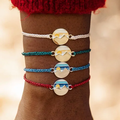 Miniatura 3 de Pura Vida Pulsera de plata reversible Twin Peaks - 100% impermeable, banda ajustable