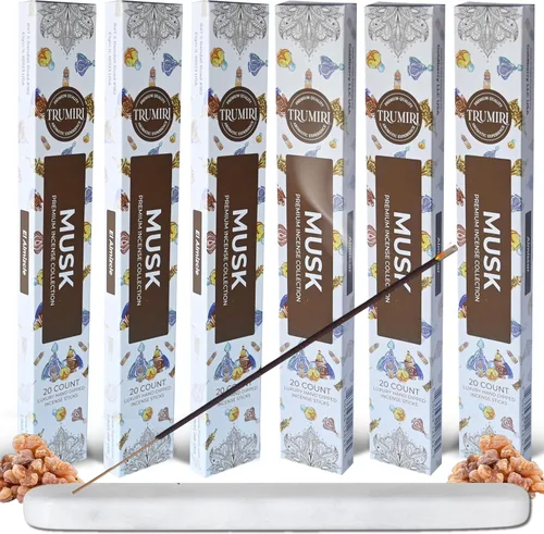 Miniatura 46 de Barritas de incienso de olíbano y mirra - Total 40 barritas de incienso - Paquete doble de 20 barritas de incienso - Inciensos - Inscents - Mirra