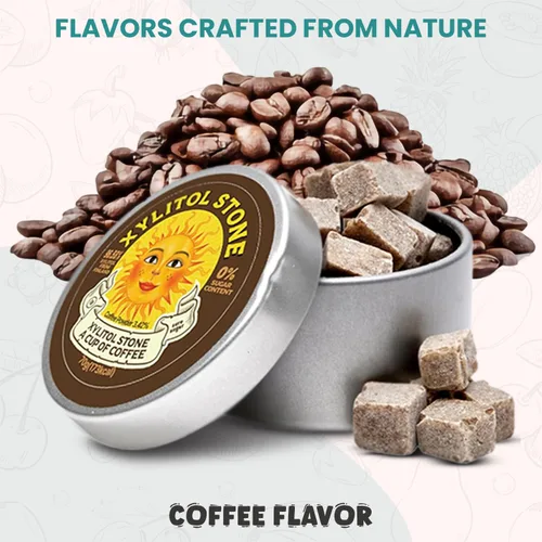 Miniatura 4 de Xylitol Stone Caramelos sin azúcar - Veganos y compatibles con dieta cetogénica, caramelos duros únicos sin azúcar - Dulces con 100% sabor natural