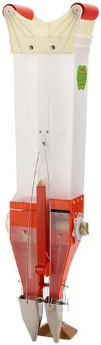 Miniatura 9 de Esparcidores de semillas para césped Máquina de siembra doméstica Manual ajustable de doble cilindro de mano de maní sembradora de maíz sembradora