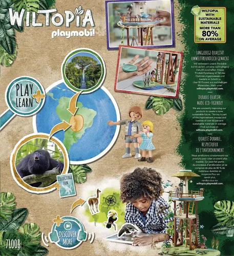 Miniatura 4 de Playmobil Torre de investigación Wiltopia con brújula