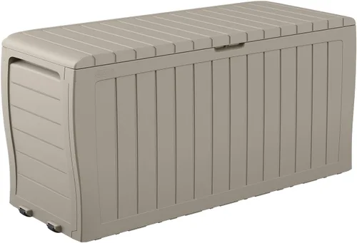 Miniatura 15 de Keter Atlas - Caja de 70 galones – Caja de almacenamiento al aire libre resistente a la intemperie para patio, patio y piscina, construcción