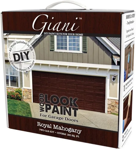 Miniatura 7 de Kit de pintura con aspecto de madera para puertas de garaje (Nogal Negro)