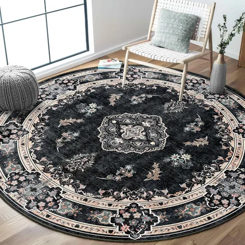Miniatura 71 de Alfombra Verde MUJOO de 8'x10', Alfombras de Área para Sala de Estar, Alfombras Lavables, Alfombra Grande de Área, Alfombra Boho de Área de 8'x10