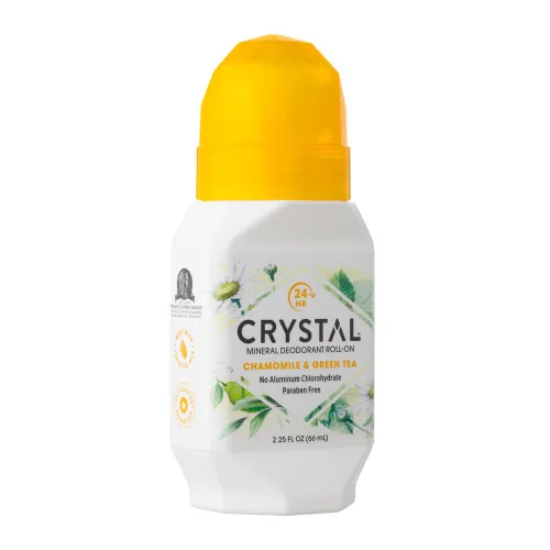 Miniatura 3 de Crystal- Desodorante mineral Roll-On manzanilla y té verde, paquete de de 12