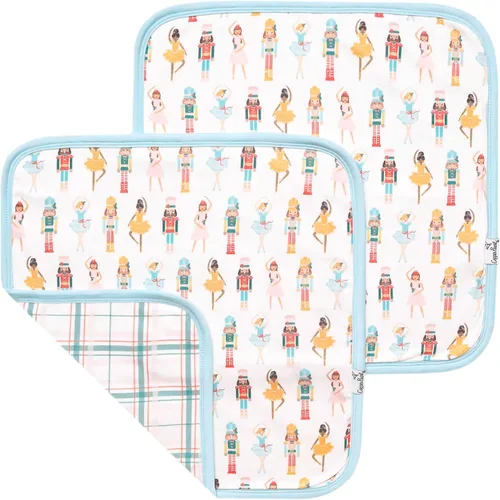 Miniatura 45 de Copper Pearl Juego de 2 mantas de seguridad para bebé, tamaño portátil para auto calmarse sobre la marcha, mantas de bebé ideales para niños