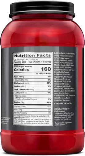 Miniatura 7 de BSN SYNTHA-6 Edge Polvo de Proteína, Polvo de Proteína de Chocolate con Proteína de Suero Hidrolizada, Caseína Micelar, Aislado de Proteína
