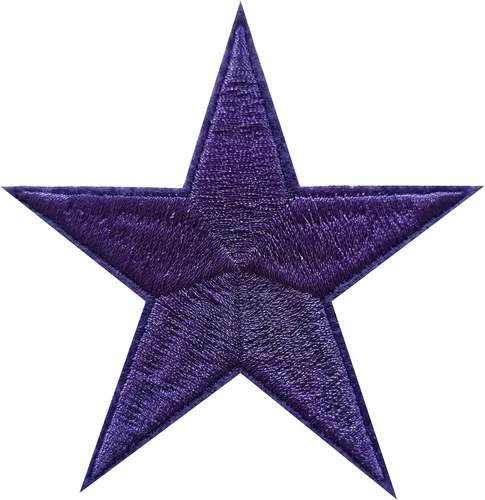Miniatura 29 de 5 parches para planchar con estrellas negras, parches bordados para ropa, chaquetas, sombreros, mochilas, jeans (3.2 pulgadas)