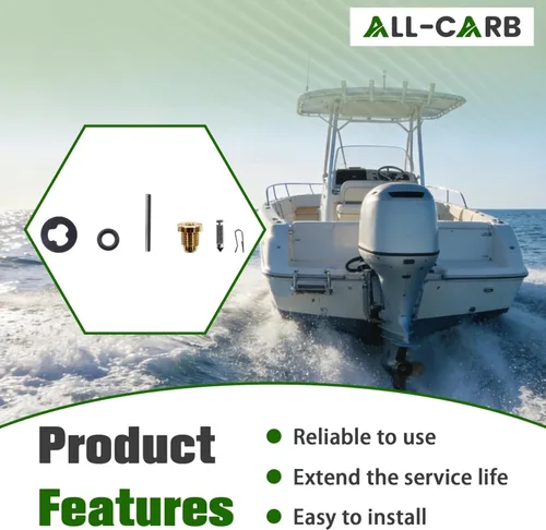 Miniatura 3 de ALL-CARB Kit de reparación de carbohidratos de repuesto para Johnson Evinrude V4 V6 (90-175hp) 18-7247 436852 438996