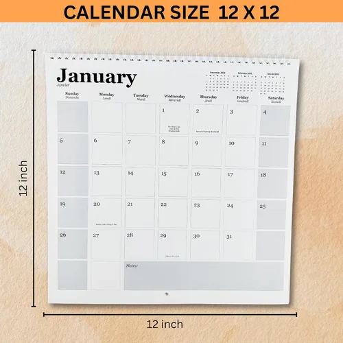 Miniatura 7 de Pósters de películas vintage, calendario de pared 2026 de 12 x 12 pulgadas, pósteres de película retro, impresos en papel de cartulina certificado