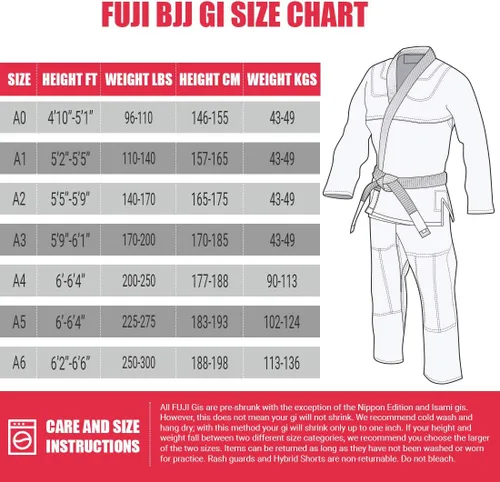 Miniatura 3 de FUJI Suparaito BJJ GI and Martial Arts Uniform - Brazilian Jiu Jitsu Gi