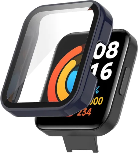 Miniatura 8 de [Paquete de 6] Funda Senter con protector de pantalla de vidrio templado integrado para reloj inteligente Redmi Watch 2 Lite, funda rígida