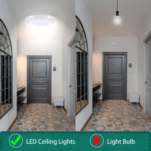 Miniatura 4 de YoonLIT - Lámpara de techo LED de montaje empotrado de 9 pulgadas, 120 V, 3000 K/4000 K/5000 K CCT ajustable, lámpara de techo regulable, 17.5 W