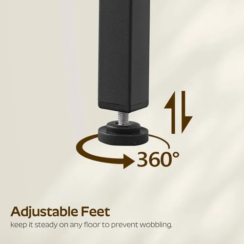 Miniatura 7 de YATINEY CY02L4BR - Sillas de comedor, sillas de cocina con soporte trasero, asiento tapizado y patas de metal, para cocina, sala de estar, marrón