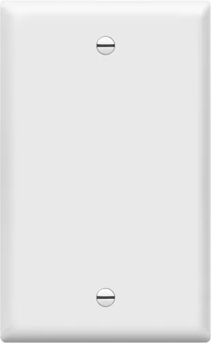 Miniatura 8 de ENERLITES Placa de pared ciega sin tornillos, cubierta de salida de dispositivo ciego segura para niños, tamaño estándar, 1-Gang 4.68 x 2.93 Dorado