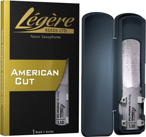 Légère Reeds - Caña para saxofón tenor, corte americano, fuerza 1.50 (TSA1.50) - Caña de viento de madera sintética prémium