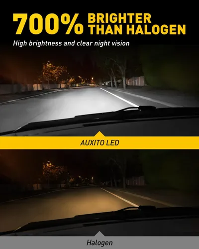 Miniatura 3 de AUXITO Bombillas LED H11, 20000 lúmenes, 100 W por juego, 6000 K blanco frío, bombillas LED H8 H9 para luces antiniebla, Plug and Play, paquete de 2