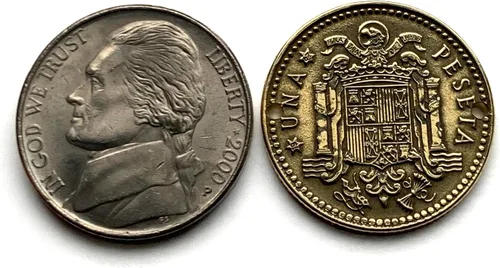 Miniatura 5 de 1966 España España Peseta moneda escudo Español Madrid Barcelona Sevilla Granada Zaragoza Toledo Cádiz Tenerife Córdoba Valencia Málaga Bilbao