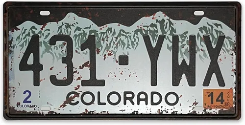 Miniatura 28 de Placa de matrícula retro de California para coche, decoración de placa de matrícula, placa de matrícula de recuerdo, placa de matrícula retro