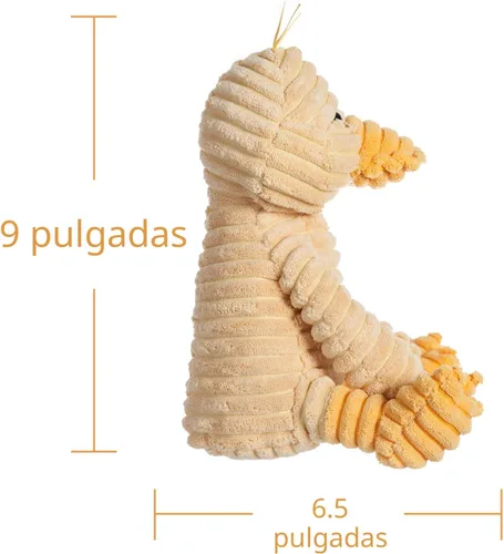 Miniatura 7 de Apricot Lamb Toys - Pato de pana de peluche suave, perfecto para niños (pato de pana, 9 pulgadas)
