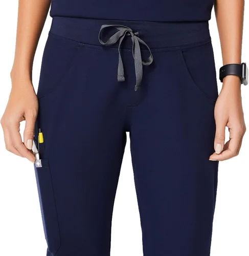 Miniatura 4 de FIGS - Pantalones quirúrgicos tipo cargo para mujer básicos ajuste perfecto súper flexibles muy suaves antiarrugas pantalones para profesionales