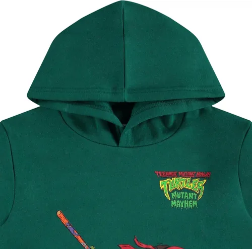 Miniatura 7 de Teenage Mutant Ninja Turtles Conjunto de sudadera con capucha y pantalones deportivos para niños pequeños y grandes, tallas 4-20