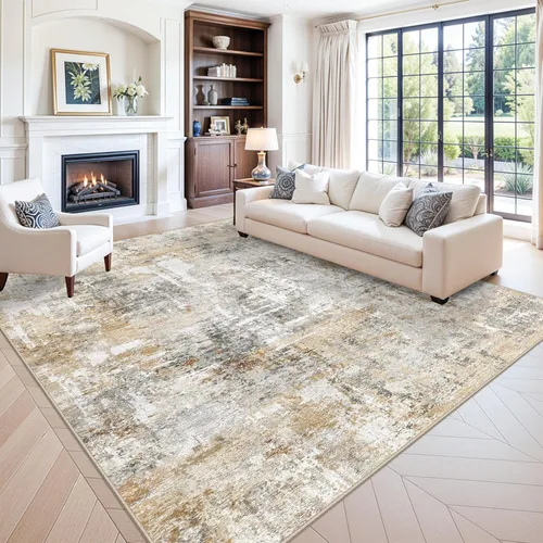 Miniatura 37 de Alfombra antideslizante lavable de 2 x 3 pies - Alfombra suave de pelo bajo para cocina, entrada y dormitorio - Tapete moderno para puerta