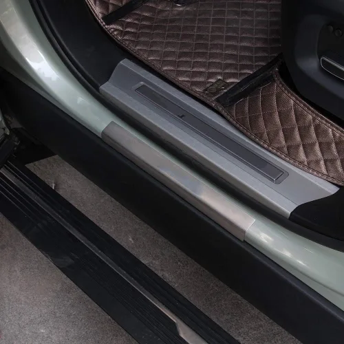 Miniatura 5 de Placa de acero inoxidable para puerta exterior para Range Rover Sport Vogue 2014-2017 accesorios de coche, estilo 1