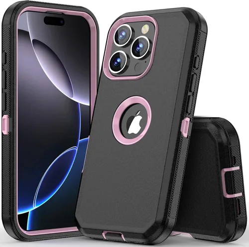 Miniatura 19 de COOYA Funda para iPhone Air de Protección Completa del Cuerpo contra Caídas, Funda Resistente a Prueba de Golpes de 3 Capas, Híbrida de Servicio