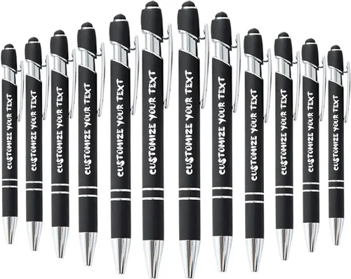 Miniatura 185 de AIFLM Bolígrafos personalizados con nombre a granel hasta 500 unidades de bolígrafos grabados gratis con tu nombre y texto para negocios