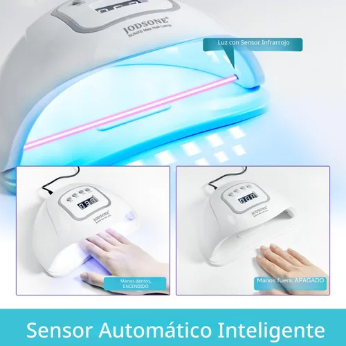 Miniatura 3 de JODSONE Lámpara de uñas LED U V, secador de uñas para esmalte de gel, luz LED con sensor automático y 4 temporizadores