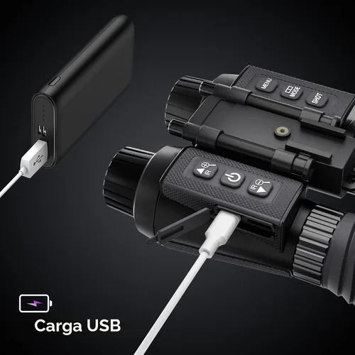 Miniatura 9 de GOYOJO 4K Gafas de visión nocturna montadas en la cabeza y prismáticos para adultos – NVG infrarrojos con enfoque manual y zoom digital 8X