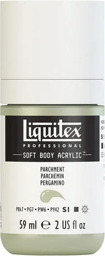 Miniatura 88 de Liquitex Professional Soft Body - Pintura acrílica, botella de 2 onzas (59 ml), blanco titanio Titanio Blanco