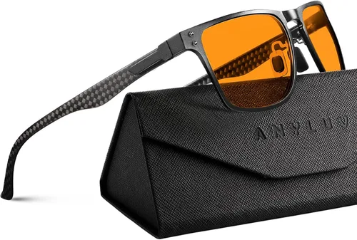 Miniatura 28 de ANYLUV Blue Light Glasses Men, Carbon Fiber Working Blue Light Blocking Glasses Relieve Eyestrain for Men Women