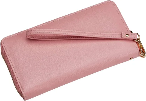 Miniatura 5 de Chelmon - Monedero para mujer de cuero genuino con bloqueo de señal RFID, para tarjetas de crédito