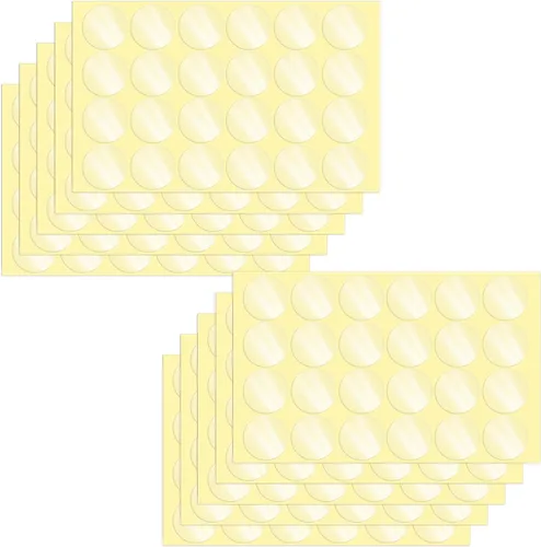 Miniatura 10 de Calcomanías de vinilo transparentes de 1 pulgada, autoadhesivas, redondas, transparentes, impermeables, para paquetes de sobres de sellos, 600