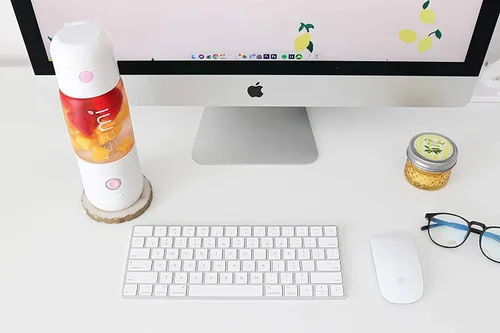 Miniatura 9 de Teami MIXit Batidora portátil 2.0 – Recargable por USB, 18.6 onzas, vidrio, uso en la oficina o gimnasio – 30 segundos para batidos y batidos