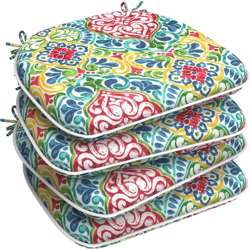 Miniatura 69 de LVTXIII - Cojines de asiento de patio de 16 pulgadas de profundidad x 17 pulgadas de ancho, cojines para sillas de exteriores, para todo tipo de gris