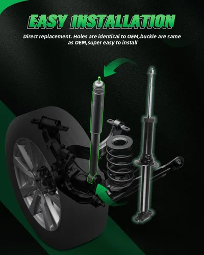 Miniatura 5 de SCITOO - Amortiguador trasero para Dodge se adapta a 2007-2009 para Chrysler Aspen, 2004-2009 para Dodge para amortiguadores Durango KG4159 Struts