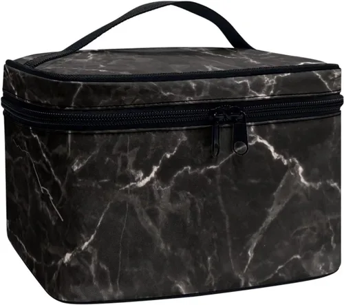 Miniatura 25 de JoyLamoria Bolsa de Maquillaje Portátil Bolsa de Cosméticos de Viaje Bolsa de Maquillaje con Gran Capacidad Bolsa con Cremallera, Aztec Southwestern