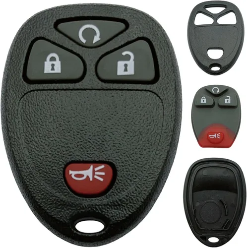 Miniatura 10 de Carcasa de repuesto para llavero compatible con Buick/Chevy Avalanche Equinox Express Silverado Traverse/GMC Sierra/Pontiac Torrent control remoto