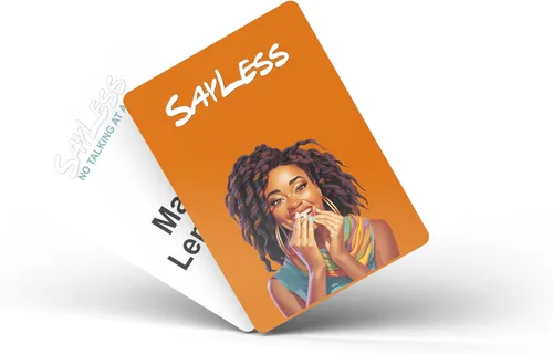 Miniatura 2 de Kinfolk SayLess - El mejor juego familiar para principiantes de fiesta nocturna, estilo tabú, juego de charadas de adivinanzas para risas imparables