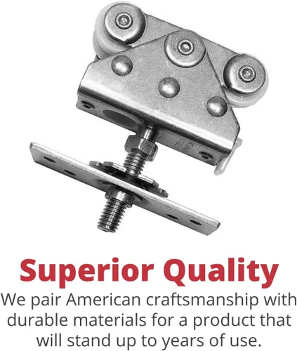 Miniatura 4 de Johnson Hardware Herrajes para puertas correderas y de bolsillo de grado comercial 200PD (72")