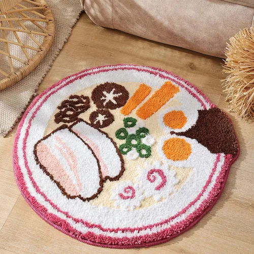 Miniatura 8 de TRUEDAYS Alfombra de baño de ángel rosa, suave, antideslizante, absorbente, rosa, diseño de boceto, elegante, decoración de querubines, para baño