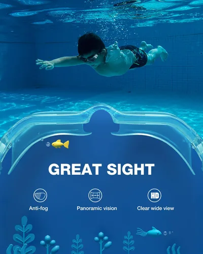 Miniatura 5 de ZIONOR Gafas de Natación para Niños, G1MINI SE Gafas de Natación Antivaho para Niño Niña 6-14 B2 (Lente dorada - Allclear)