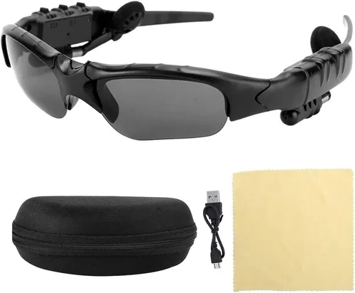 Miniatura 9 de Diyeeni - Lentes de sol inalámbricos Bluetooth con sonido estéreo HD, lentes inteligentes polarizados para reproducción de música, auriculares