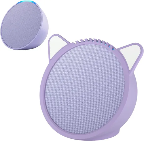 Funda de silicona para Ec/-ho P/-op suave, impermeable, a prueba de polvo, portátil, compatible con accesorios de altavoces Ec-h/o P-o/p (morado)
