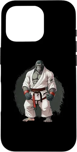 Miniatura 19 de iPhone 11 Gorilla In Judo Uniforme - Estuche japonés de artes marciales