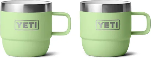 Miniatura 9 de YETI Rambler - Taza apilable de 6 oz, de acero inoxidable, aislada al vacío para espresso/café, paquete de 2 Azul marino